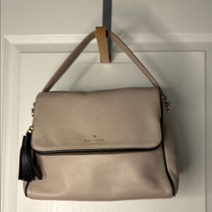 Kate Spade Beige and Black Shoulder Bag
